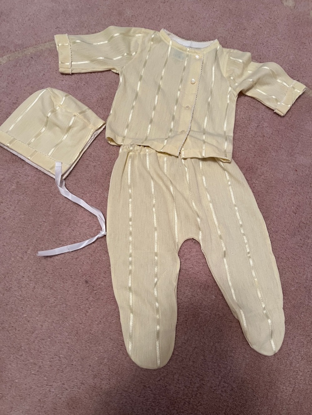 Vintage Yellow Matching Set